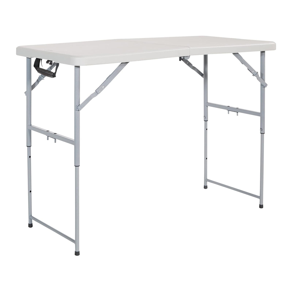 Office Star Mesa Plegable de Resina, Plegado Central - 4 ft, Height Adjustable, Center Folding
