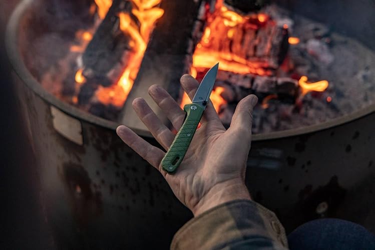 Gerber Gear Zilch Pocket Knife - 3.1" Plain Edge Blade Folding Knife - EDC Gear and Equipment - Lichen Green