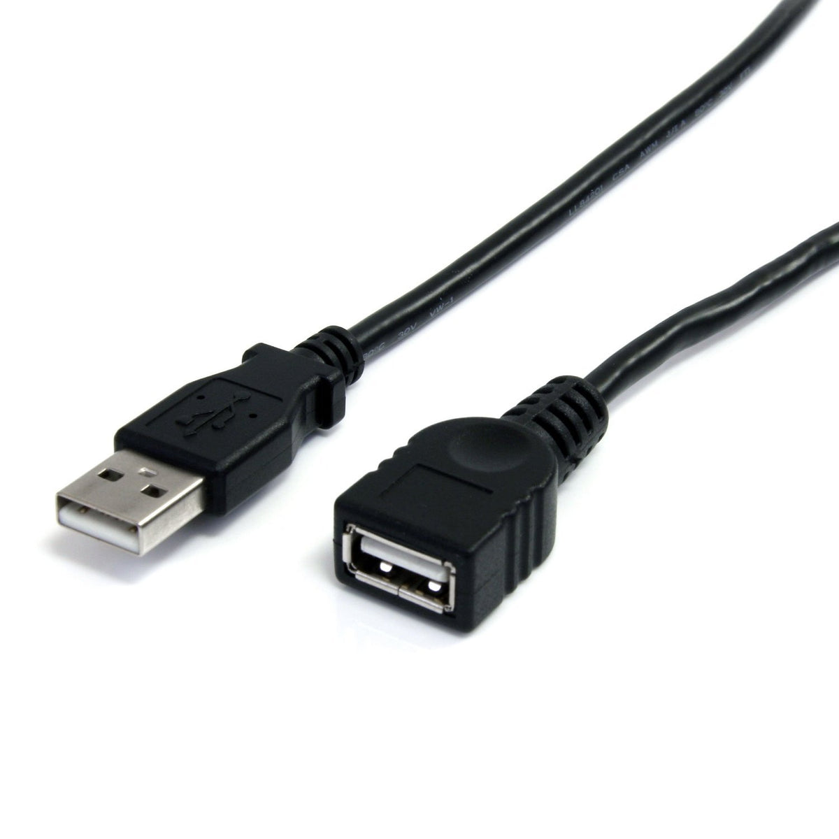 StarTech USBEXTAA10BK Cable de Extensión USB2.0, Macho a Hembra USBA, Extensor, color Negro, 3 m