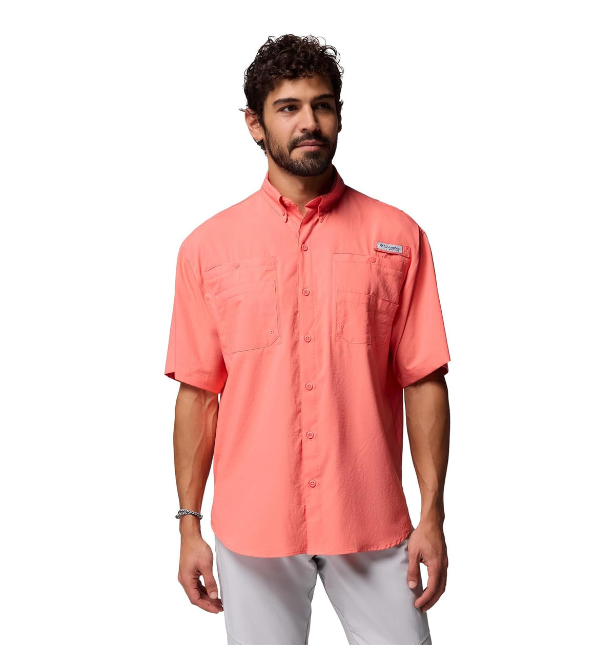 Columbia PFG Tamiami II Camisa de Pesca Manga Corta para Hombre - CH - Melonade