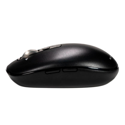 Naceb Technology - Mouse Inalámbrico Slim Negro NA-0131N - Botón dpi - Diseño Delgado, Portátil, Preciso y Elegante - Pila AA Incluida