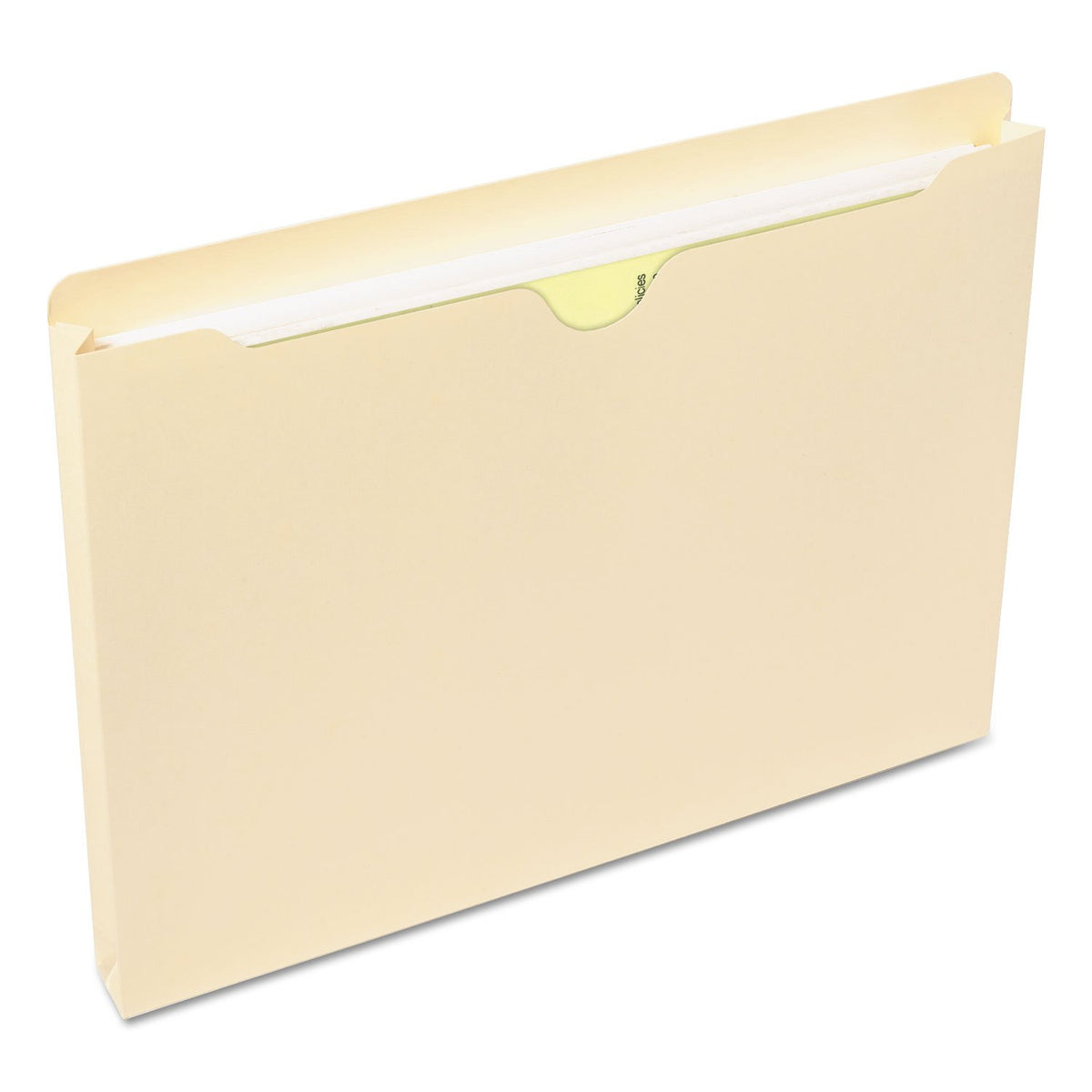 Smead 75439 - Chaqueta de archivo, pestaña de corte recto, expansión de 2,5 cm, tamaño carta, Manila, 50 por caja