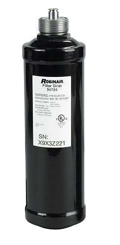 Robinair Filtro Giratorio para Reciclaje de Aire Acondicionado 34724, Negro | Compatible con máquinas RRR 34288, 34288NI, 34788NI, 34788NI-H, 34888HD, 34988, 34988NI, 34998, AC1234-4/6/9 + más