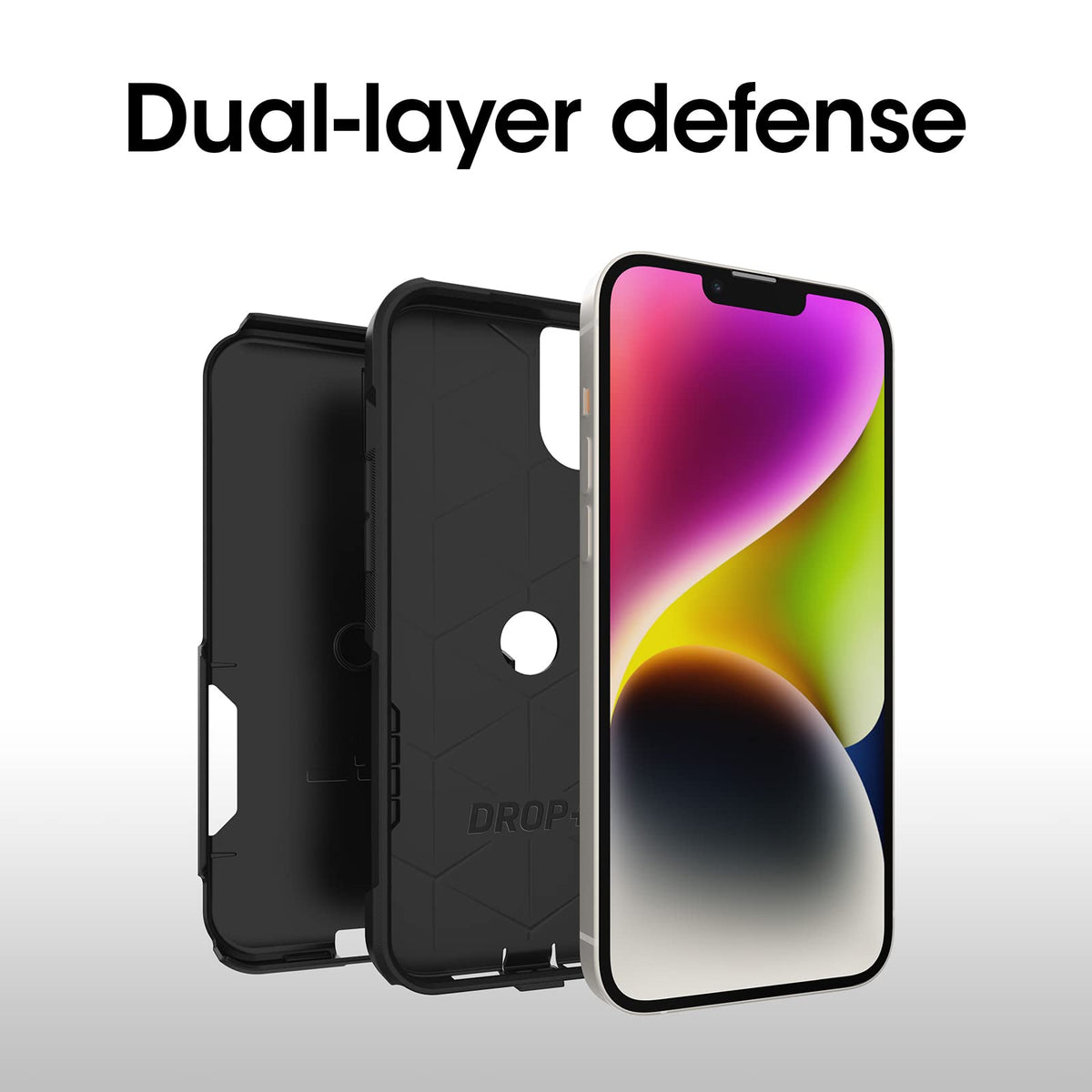 OtterBox COMMUTER SERIES para iPhone 14 Plus - NEGRO