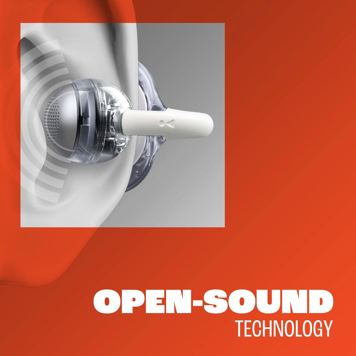 JBL Soundgear Clips - Auriculares inalámbricos de oído abierto, sonido dinámico con refuerzo de graves, comodidad durante todo el día, 4 micrófonos nítidos, llamadas claras 2.0 con algoritmo entrenado