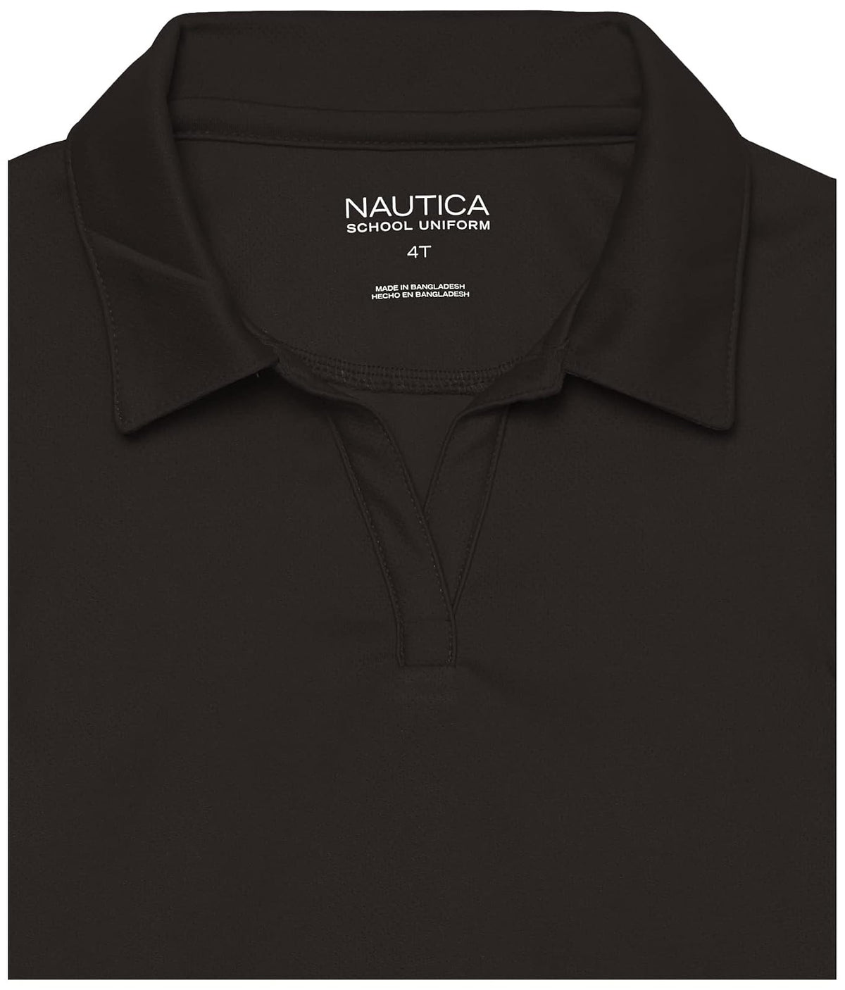 Nautica Polo de Manga Corta para Uniforme Escolar Polo para Niñas