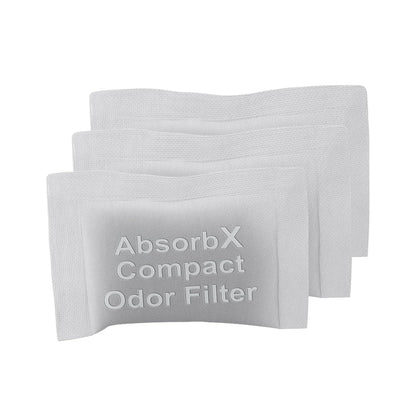 iTouchless Filtros Carbón Activado Desodorizantes para Basura, Paquete de 3 - Filtros compactos para basura absorbentes