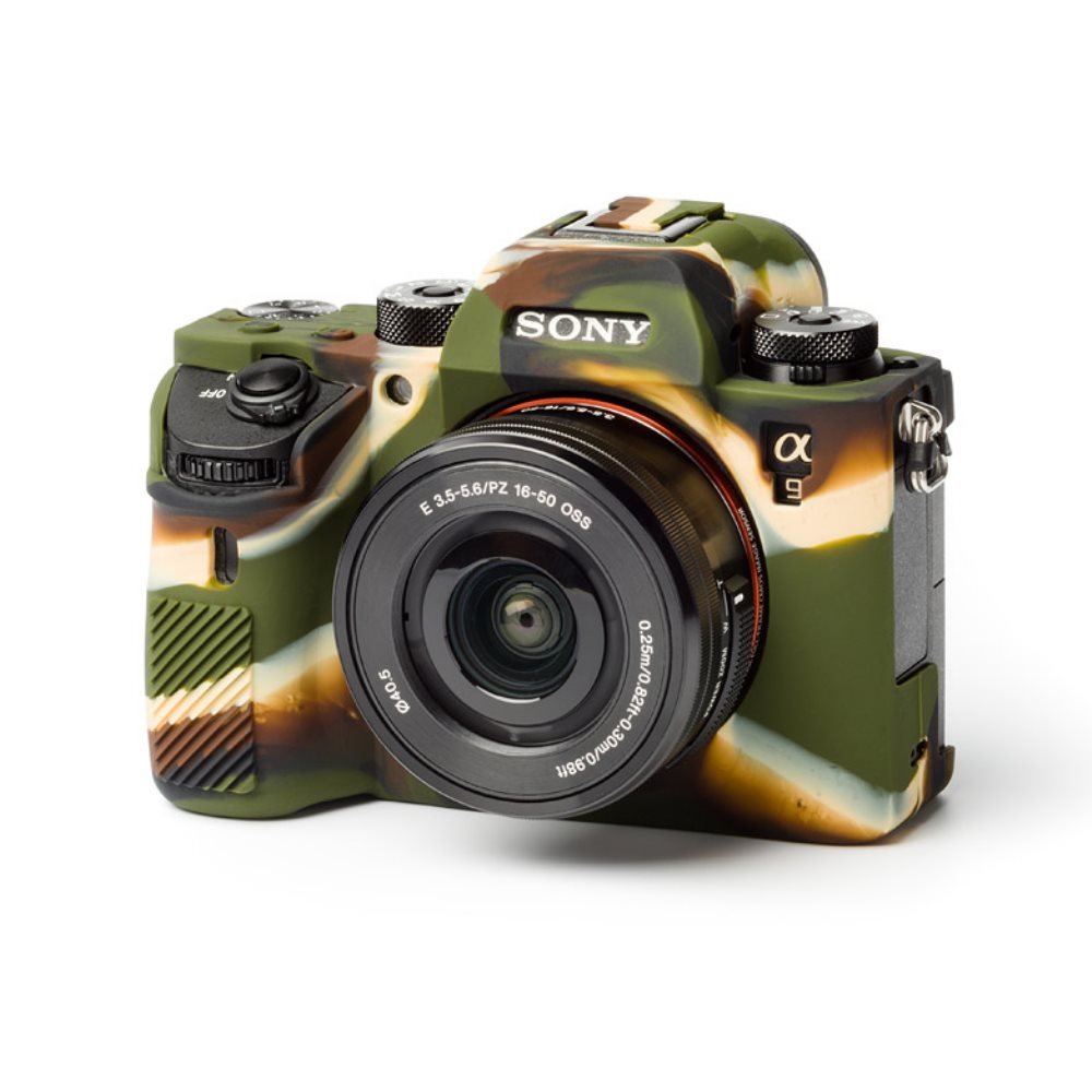 EasyCover - Funda de Silicona para cámara - Protección para su cámara Sony A9/A7R 3 - Camuflaje