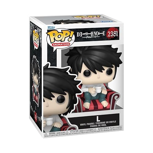 Funko Pop Animation: Death Note - L | Mercancía Oficial - Figura de Vinilo Coleccionable para Decoración - Regalo de Cumpleaños para Fans