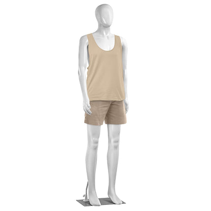 SereneLife Maniquí Masculino 185cm Cabeza Ajustable Desmontable - Masculino - Blanco