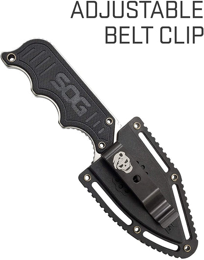 SOG Specialty Knives and Tools NB1012-CP Instinct Fixed Blade Knife with G10 Handle and 2.3-inch Blade