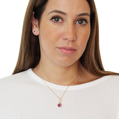 Nine West Set Collar Y Aretes Dorado para Mujer