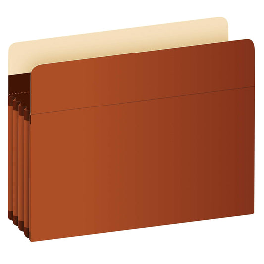 Pendaflex - Bolsillos expandibles de acordeón, extra duraderos, se expande de 3.5 pulgadas, tamaño legal, reforzado con material Dupont Tyvek, 10/caja (15423), café