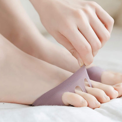 SooGree - Calcetines para dedos de los pies, 7 pares de almohadillas para orejas de tela suave de panal, almohadillas para orejas reutilizables para mujer, almohadillas para orejas metatarsianas para alivio del dolor, protector de calcetines metatarsianos