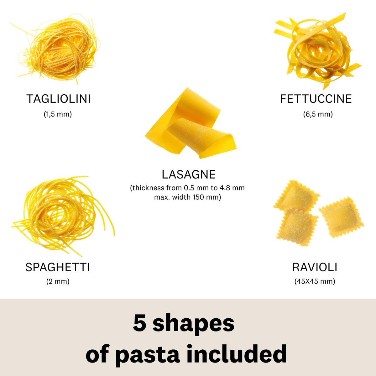 Marcato Atlas 150 - Juego de 4 máquinas de pasta