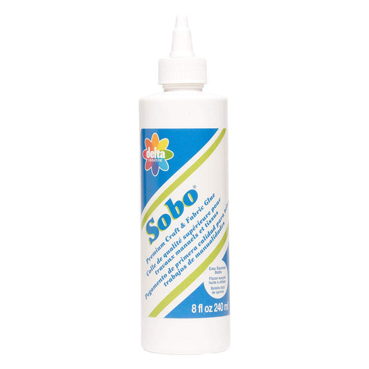 Plaid Delta 108 Sobo Premium - Pegamento para manualidades y tela, 8 onzas