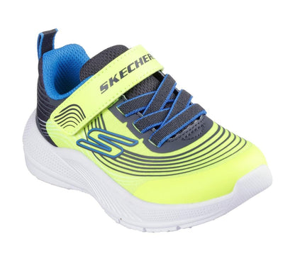 Skechers Microspec Advance - Tenis para niños | Atlético, cierre adaptativo, ligero, lavable a máquina, plantilla acolchada