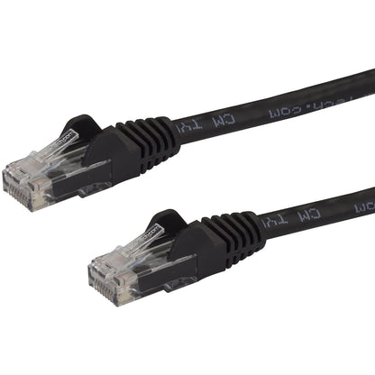 StarTech Cable Ethernet Cat6 Snagless RJ45 - Negro - 150 ft - 45.7 m - 1 paquete