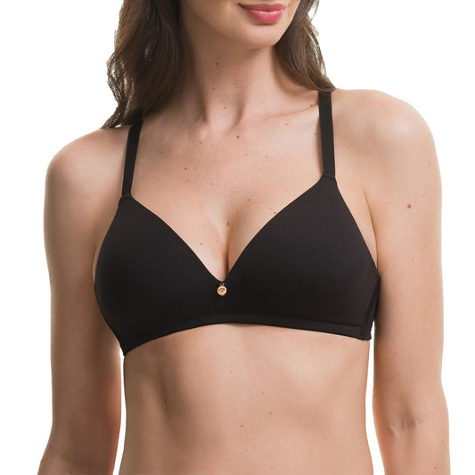 Playtex Bra Full Cover con Varillas y Tirantes Ajustables, Color Negro 36B