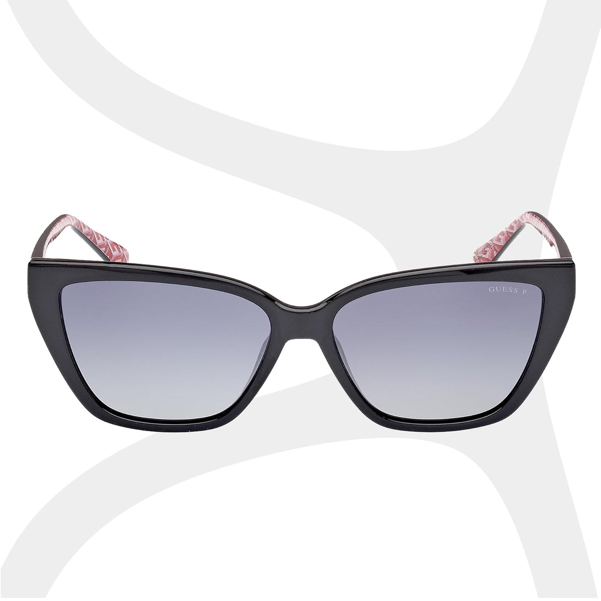 Guess Lentes de Sol GU7919 para Mujer Color Negro Brillante, Armazón Inyectado con Detalles Metálicos, Micas con Protección UV Polarizado Nivel 3, Polarizado