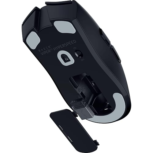 Razer Viper V3 HyperSpeed Ratón Inalámbrico para Esports: Diseño Ligero De 82g - Sensor Óptico De 30K dpi - hasta 280 Horas De Batería - Inalámbrico HyperSpeed - Interruptores Mecánicos Gen-2 - Negro