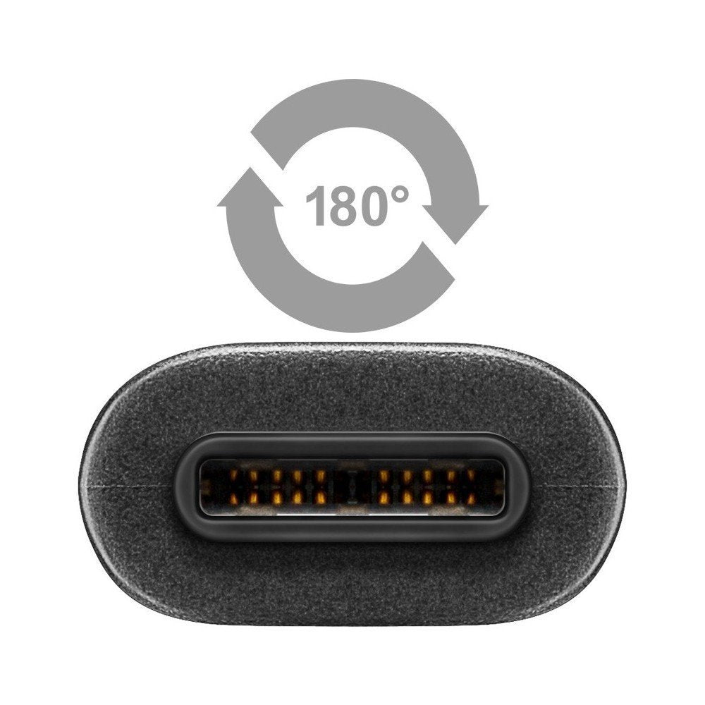 Manhattan CB-1319 Cable USB-C V3.1, C-A 1.0M Negro,