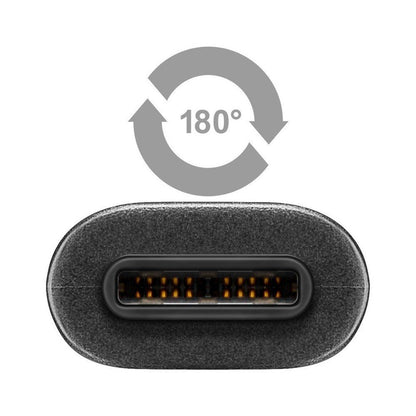Manhattan CB-1319 Cable USB-C V3.1, C-A 1.0M Negro,