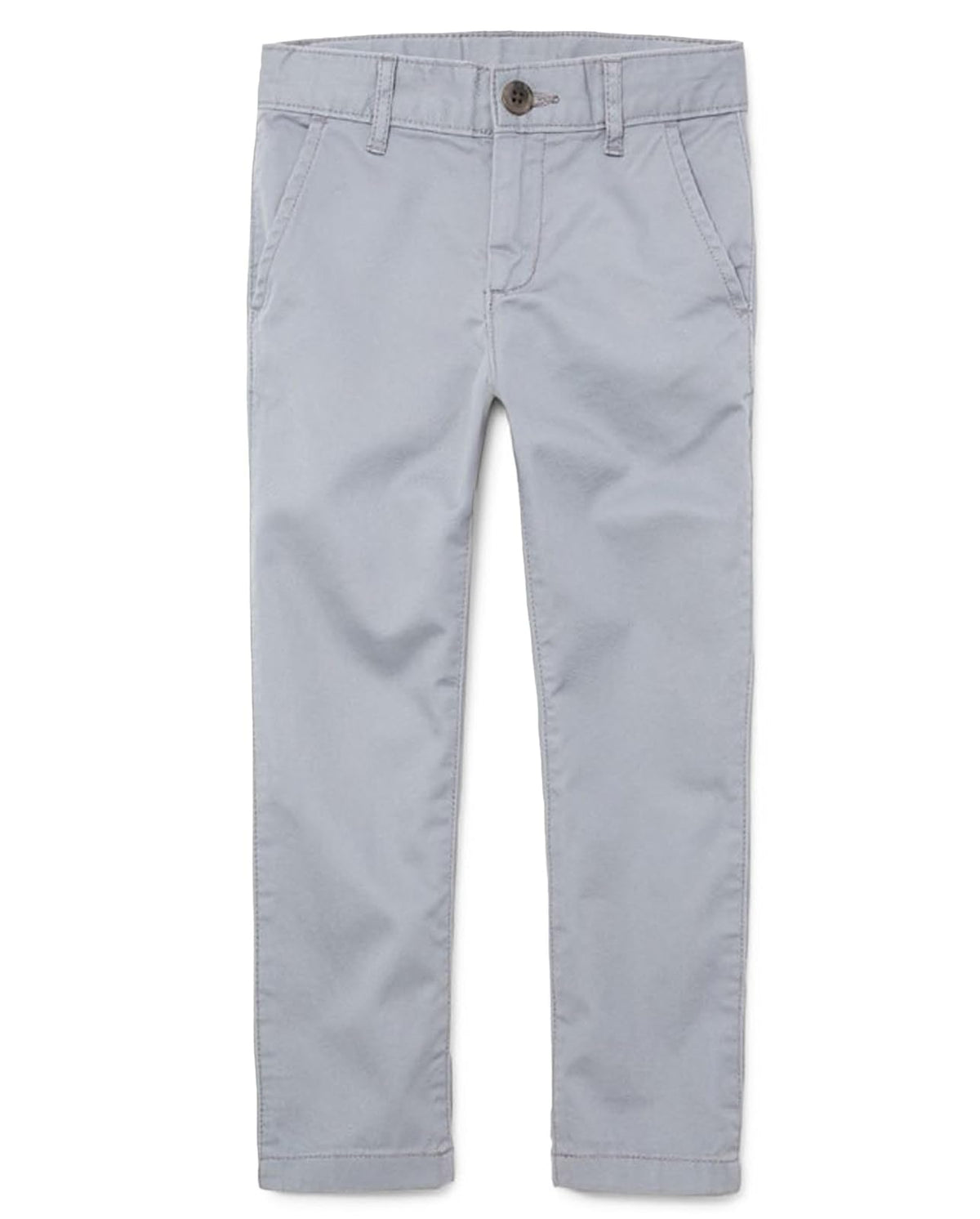 The Children's Place Pantalón Chino Elástico para Niño - Gris (Fin Gray) - 14
