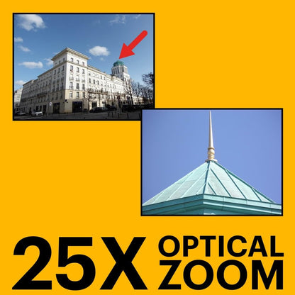 Kodak PIXPRO AZ255-WH Cámara Digital de 16 MP, Zoom óptico de 25 x 24 mm, Lente Gran Angular, estabilización óptica de Imagen, 1080P, Full HD, Video, cámara de vlogging LCD de 3 Pulgadas (Blanco)