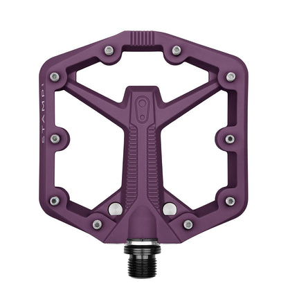 Crankbrothers - Pedal de Bicicleta Plano BMX/MTB - Pedal de Bicicleta de Plataforma, Perfil mínimo, Agarre Ajustable - Sello 1 Gen 2 - Púrpura - CH