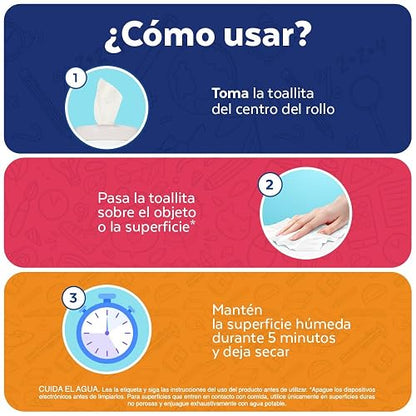 Lysol Toallitas Desinfectantes Multi Aroma (Coco & Mango), 2 Paquetes 80pz c/u