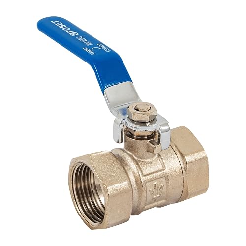 Foset ESRO-1, Válvula de esfera de latón roscable 1" maneral de acero