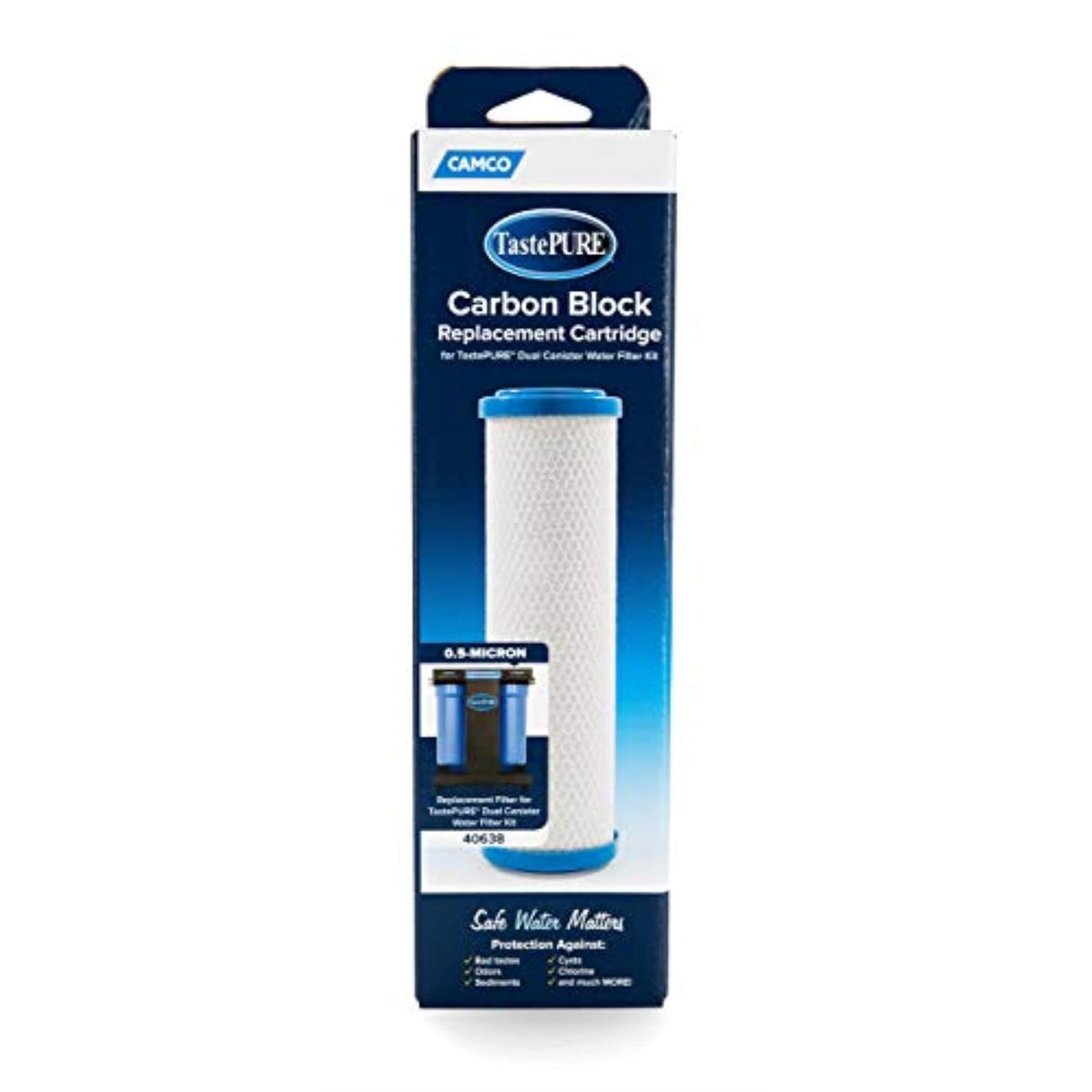 Camco 40638-A Cartucho de Repuesto para Bloque de Carbono