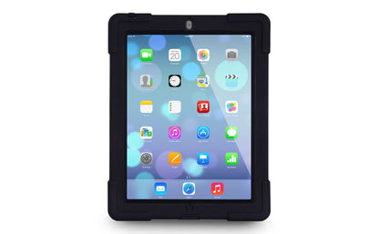 The Joy Factory aXtion Bold, Rugged Water-Resistant Case w/Built-in Screen Protector for iPad 4th/3rd/2nd Gen (Black/Black)