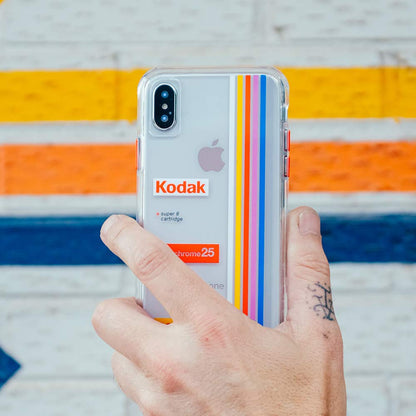 Case-Mate Kodak x iPhone 11 Pro Case - Kodak Striped Kodachrome Super 8 Case