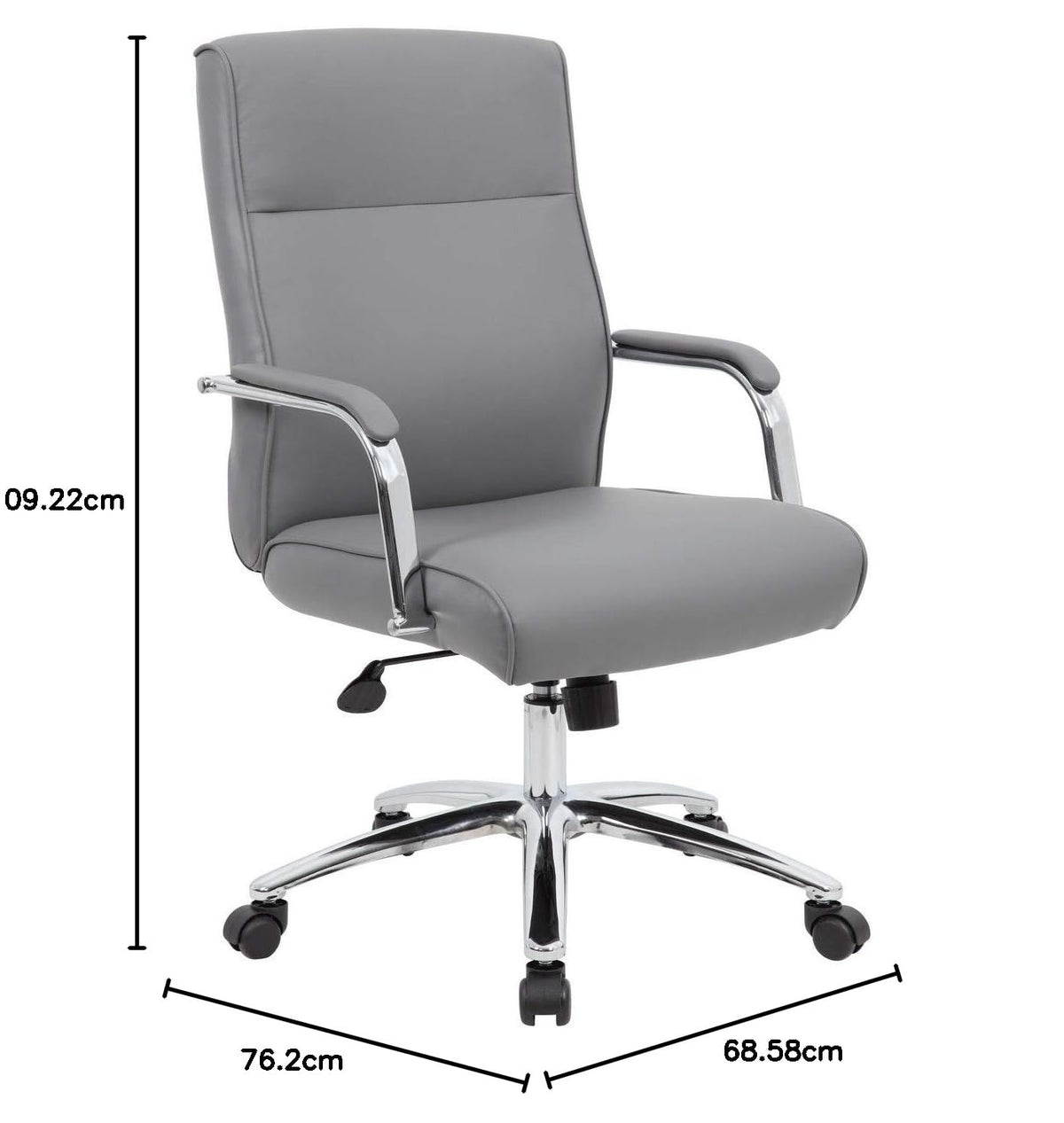 Boss Office Products - Silla de Asiento Ejecutivo, Color Gris