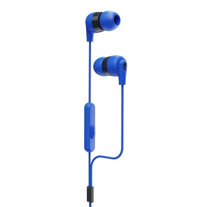Skullcandy Ink'd+ Audífonos In-Ear Alámbricos con Micrófono, Paquete de 3 - Single - COBALT BLUE