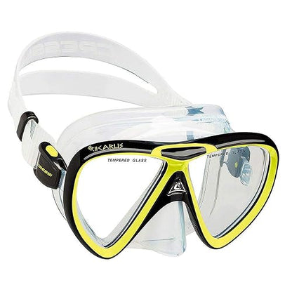 Cressi Kit de Snorkel para Adultos, máscara y Snorkel - Equipo de Calidad para Descubrir el Mundo Submarino | Ikarus & Orion: Diseñado en Italia