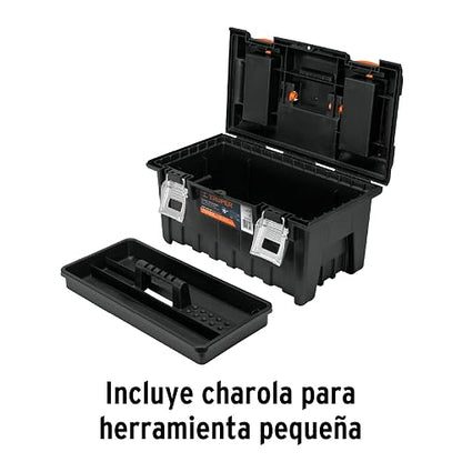 Truper CHA-19S, Caja para herramienta 19" con compartimentos y broches metálicos