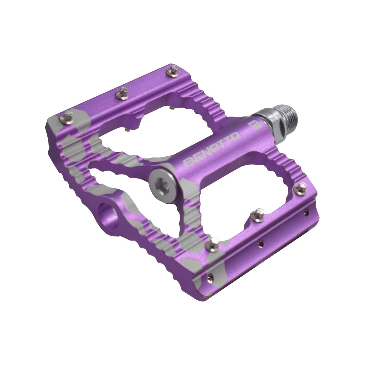Benotto Pedal MG-004 9/16 Plataforma Balero Sellado Aluminio Violeta 147CB302