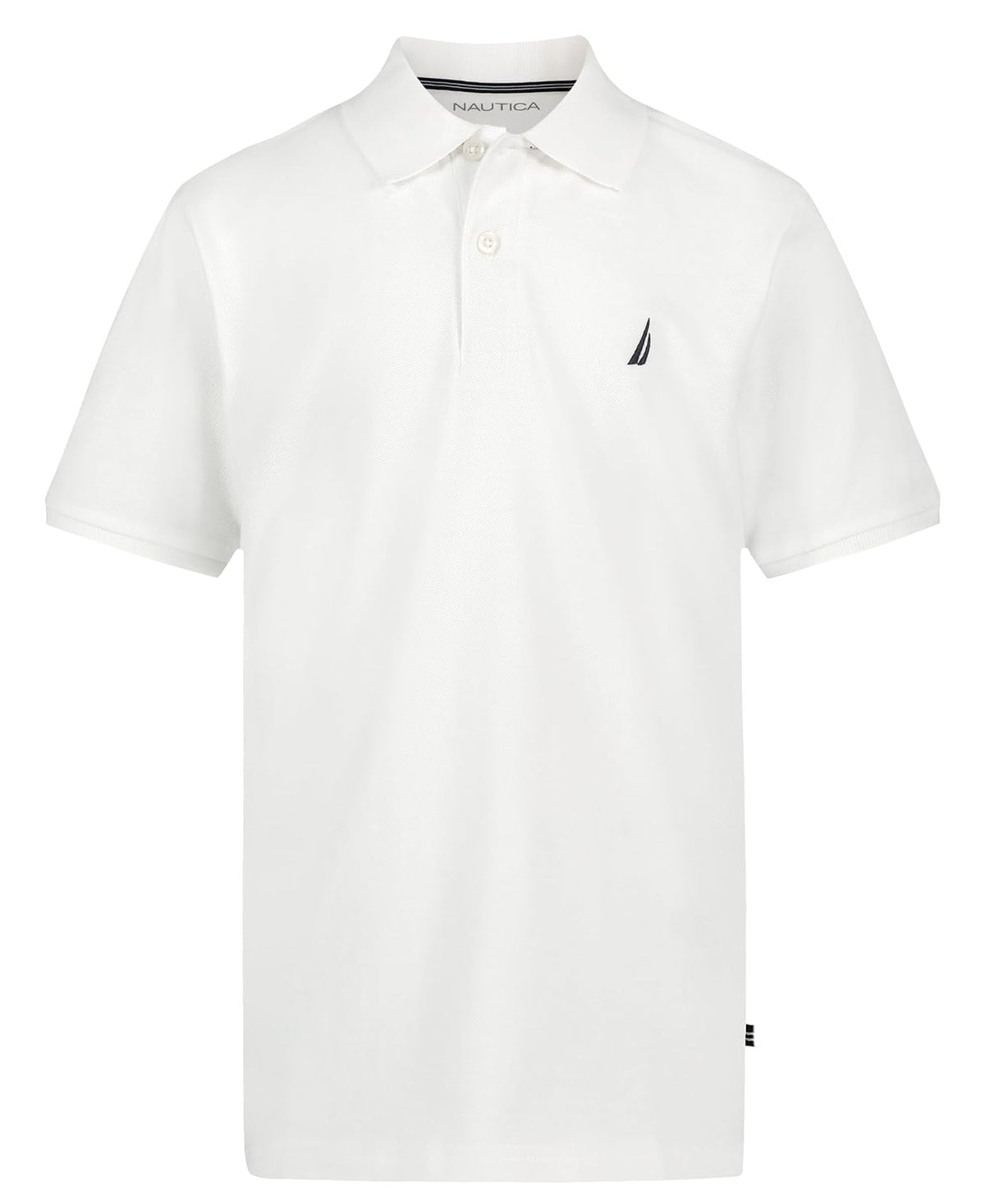 Nautica Playera Polo Manga Corta para Niño - 10-12 - Blanco