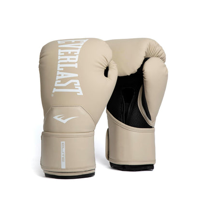 Everlast Elite 2 Guantes de Boxeo - 12 oz - Tan