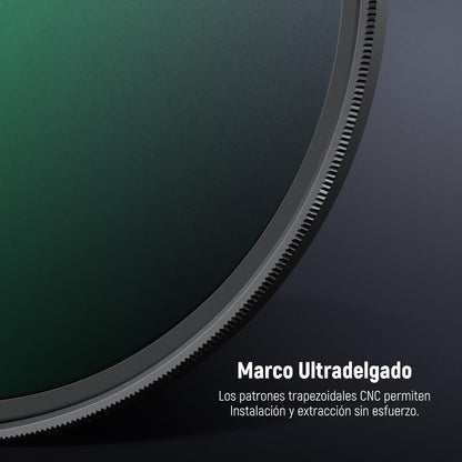 NEEWER Filtro de Difusión Negra 1/4 de 55mm con Efecto Cinematográfico Nebuloso, Cristal Óptico Ultra Delgado con Múltiples Recubrimientos Nano para Vídeo, Vlog y Fotografía de Retratos