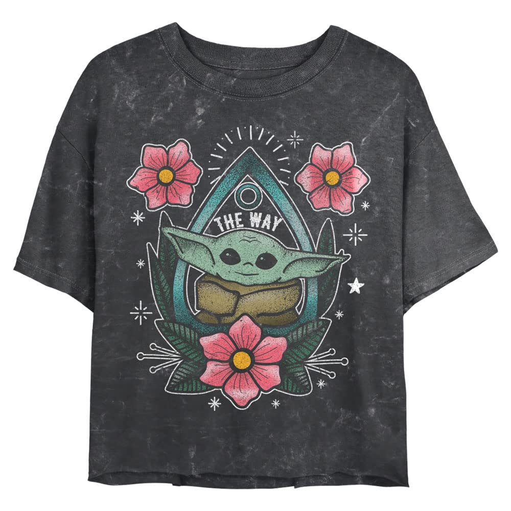 STAR WARS The Mandalorian Planchette - Camiseta Corta de Manga Corta para niño y Mujer Camiseta para Mujer