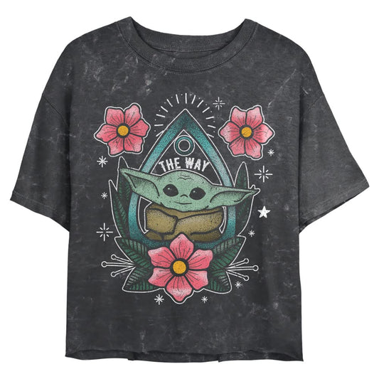 STAR WARS The Mandalorian Planchette - Camiseta Corta de Manga Corta para niño y Mujer Camiseta para Mujer