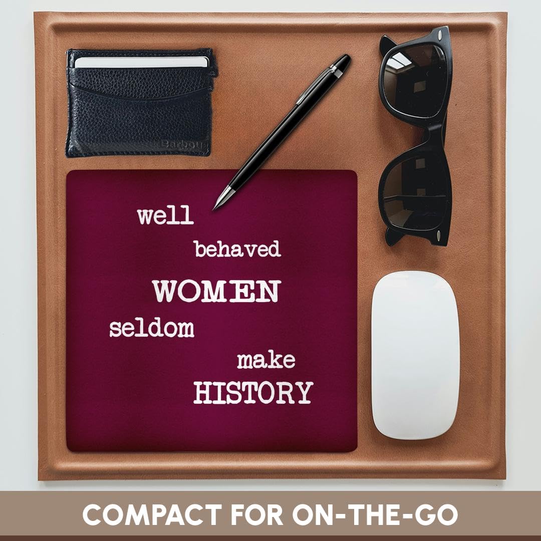 3dRose 8 x 8 x 0.25 Inches Well Behaved Women Mouse Pad (mp_16004_1)