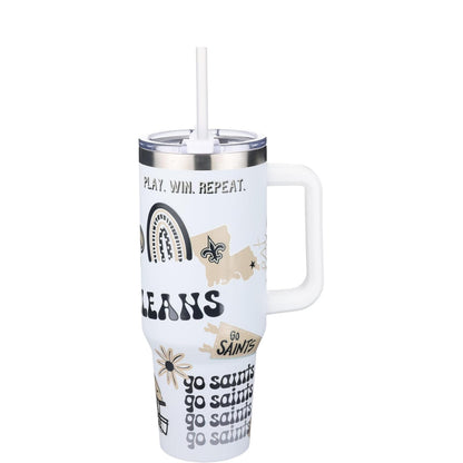 The Memory Company - Vaso de 40 onzas de Team Spirit Game Day