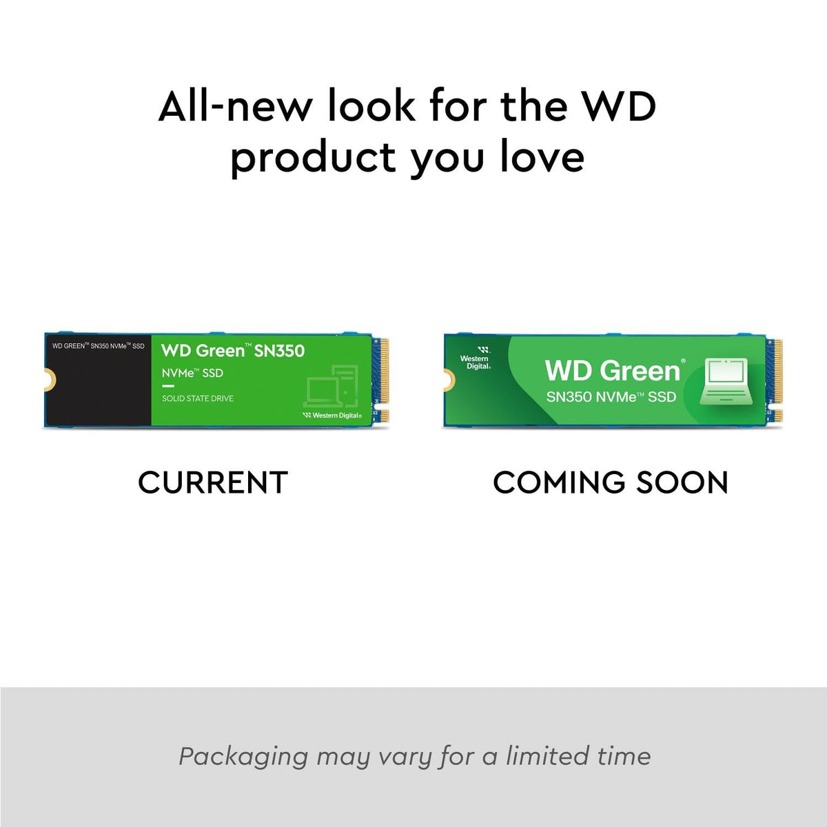 Western Digital Unidad SSD M.2 WD SN350 500GB WDS500G2G0C Green PCIE NVME