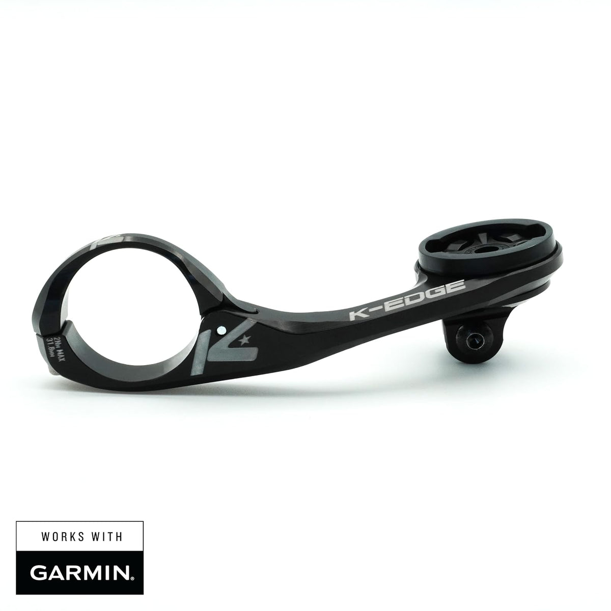 K-EDGE Montura Garmin MAX XL Combo 31.8mm Negro