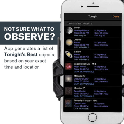 Celestron StarSense Explorer LT 114AZ App-Enabled Telescope – 114mm Newtonian Reflector with Smartphone Dock & StarSense App – iPhone & Android Compatible – Easy-to-Use for Beginners